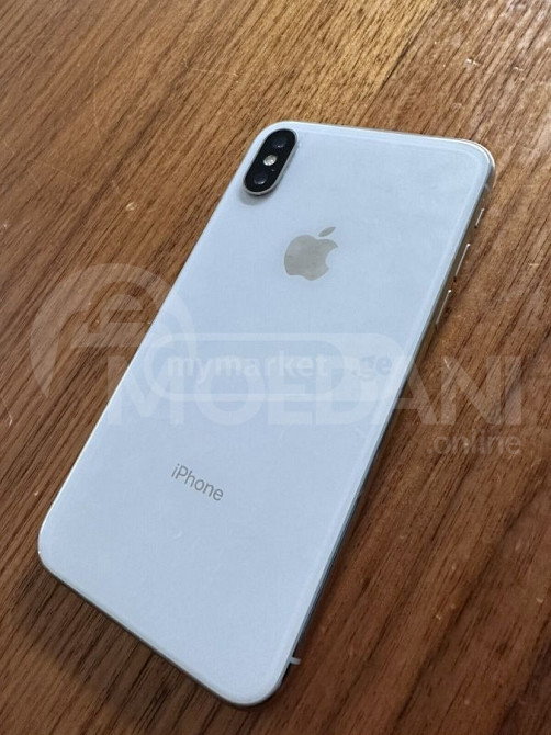 iphone X 64GB Silver იდეალური თბილისი - photo 1