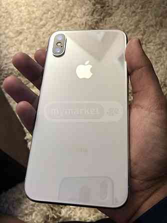 iPhone X 64GB Silver იდეალური თბილისი