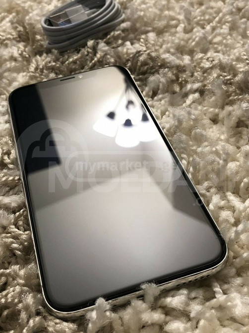 iPhone X 64GB Silver იდეალური თბილისი - photo 2