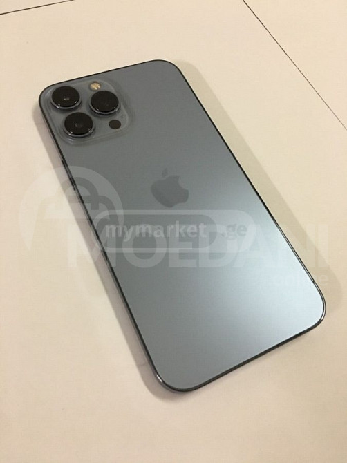 ლიკვიდაცია! iPhone 13 Pro Max 256GB Sierra Blue 100%BH თბილისი - photo 1