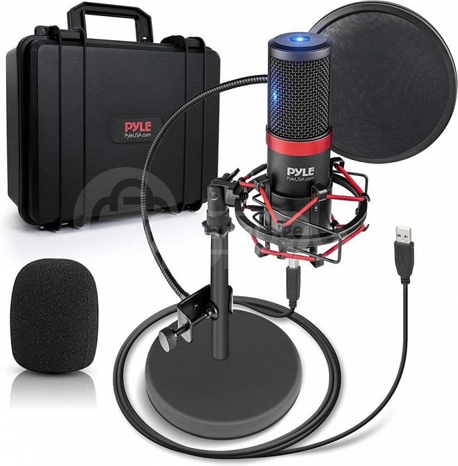 ✅ახალი✅Pyle USB Microphone Podcast Recording Kit ✅ თბილისი - photo 1