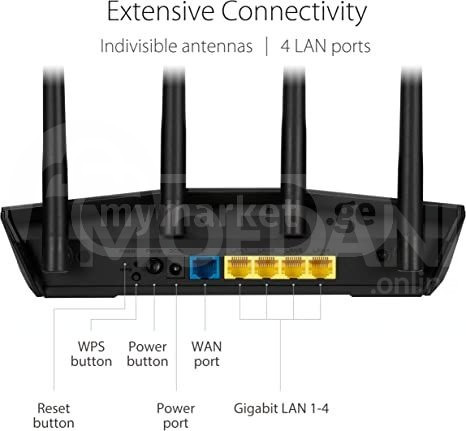ASUS AX1800 WiFi 6 Router Tbilisi - photo 2