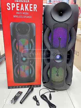 ZQS bluetooth karaoke speaker with big sound! Delivery on the spot! Tbilisi