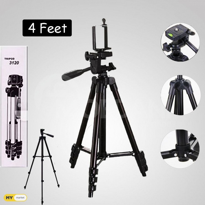 Mobile phone/camera tripod 103 cm! Delivery on the spot! Tbilisi - photo 1