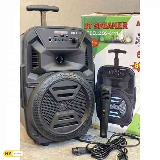 Bluetooth karaoke speaker with microphone! Delivery on the spot! Tbilisi