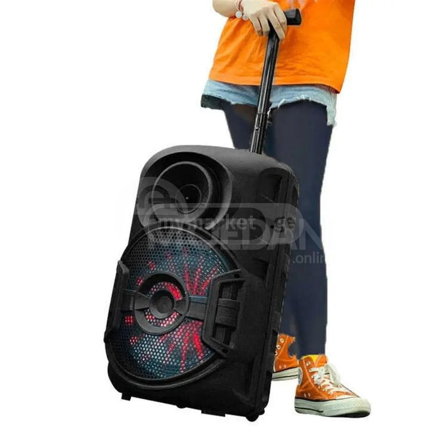 Bluetooth karaoke speaker with great sound! Delivery on the spot! Tbilisi - photo 2