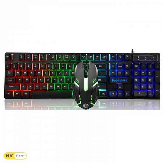 K-Snake KM-320 Gaming Combo კლავიატურა და მაუსი კომბო უფასო თბილისი