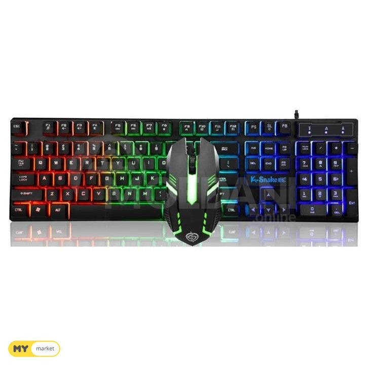 K-Snake KM-320 Gaming Combo კლავიატურა და მაუსი კომბო უფასო თბილისი - photo 1