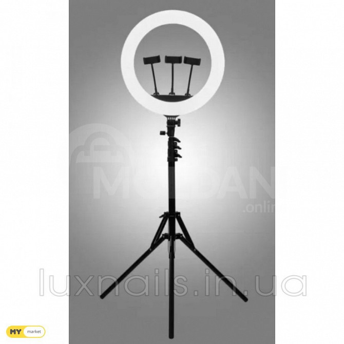 Luminous ring 45 cm + 2.1 m tripod with delivery! Tbilisi - photo 1