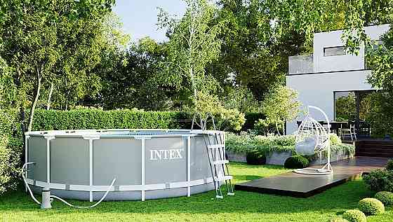 Бассейн, фильтр, лестница, 457х122 см, бесплатная доставка! 16 800 литров Тбилиси