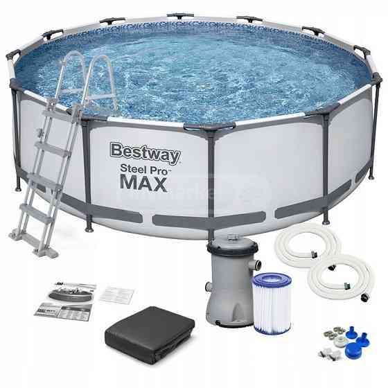 Бассейн, фильтр, лестница, 3,66х1,22 см, бесплатная доставка! 10 250 л Тбилиси