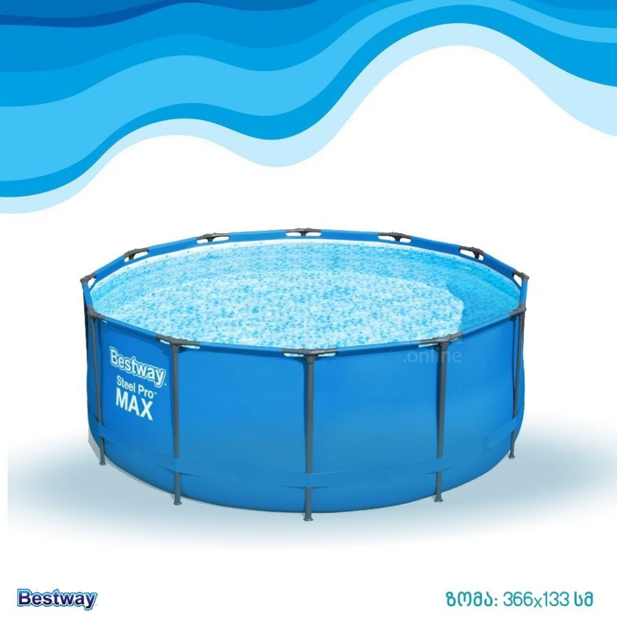 Бассейн, 3,66x1,33 см, Бесплатная доставка! 11 440 литров Тбилиси - изображение 2