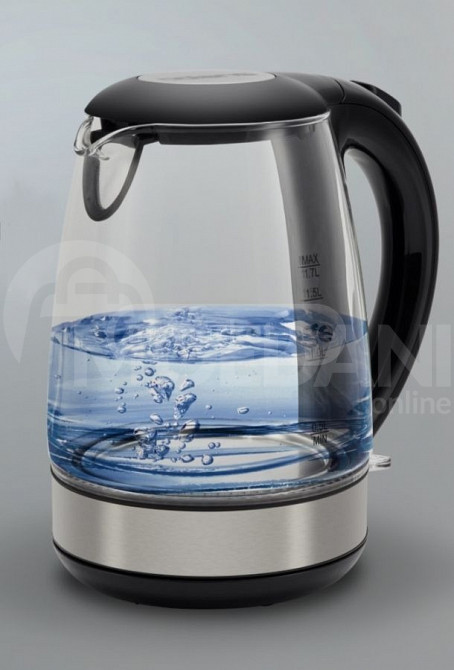 Стеклянный электрический чайник с синей подсветкой Тбилиси - изображение 1