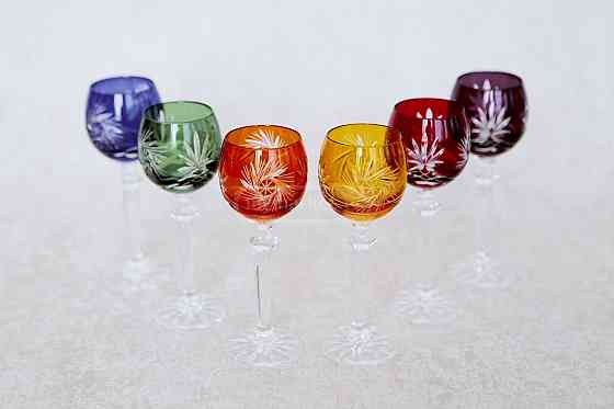 Фьюзеры хрустального цвета. шампанского. Чешский язык. Тбилиси