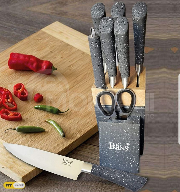 Набор ножей BASS бесплатная доставка 45мин PICCO●pico Тбилиси - изображение 1