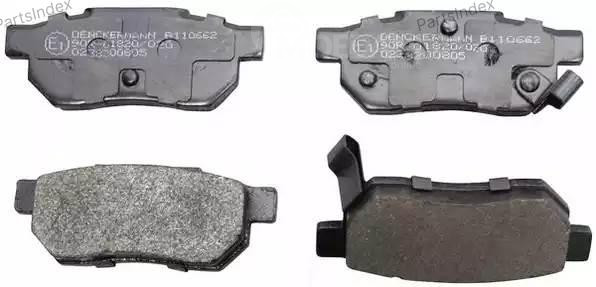 Колодки тормозные дисковые Denckermann B110662 Тбилиси - изображение 1