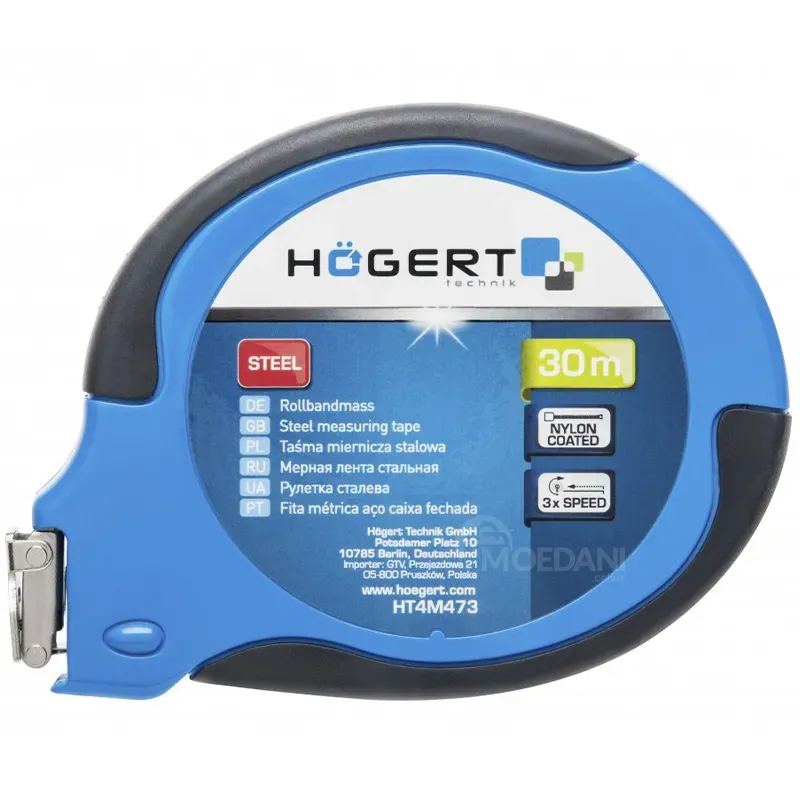 Measuring tape Hogert Ht4M473 (30 M) Tbilisi - photo 1