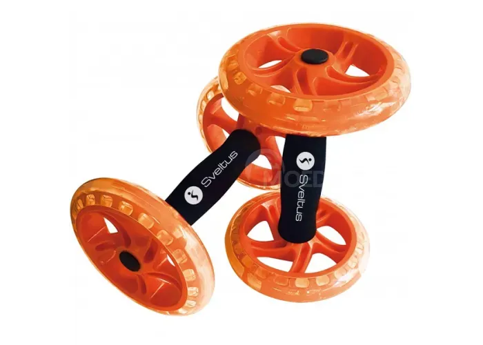 Triple AB Wheel Sveltus 2607, 150Kg, 2Pcs, Orange Tbilisi - photo 1