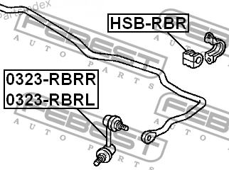Stabilizer Bar Bushing Febest HSBRBR Tbilisi - photo 1