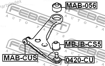 Ball Joint Febest 0420-CU Tbilisi - photo 2