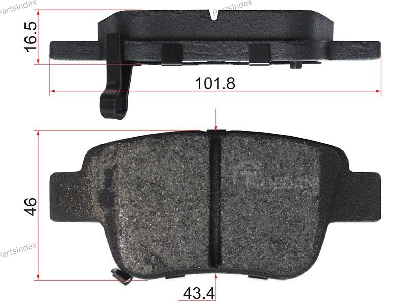 სამუხრუჭე დისკის ხუნდები  ( hundebi ) SAT ST0446605010 თბილისი - photo 1