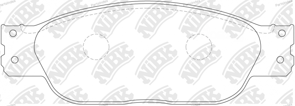 სამუხრუჭე დისკის ხუნდები  ( hundebi ) Nibk PN0142 თბილისი - photo 2