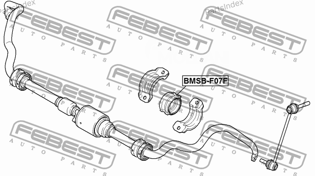 Втулка стабилизатора Febest BMSBF07F Тбилиси - изображение 2