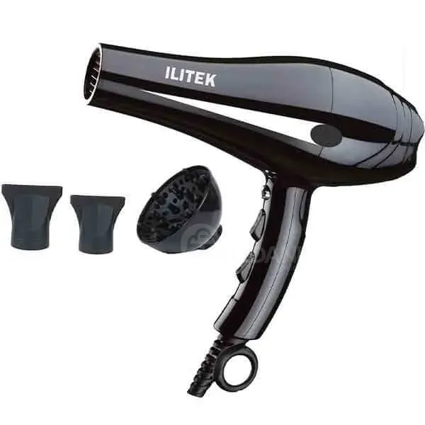 Профессиональный фен Ilitek IL 6525 (с диффузором) Тбилиси - изображение 1