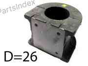 სტაბილიზატორის მილისა (სუხოის რეზინა, ვტულკა) suhois vtulka FLO AUTO MECHANICS SB-623 თბილისი