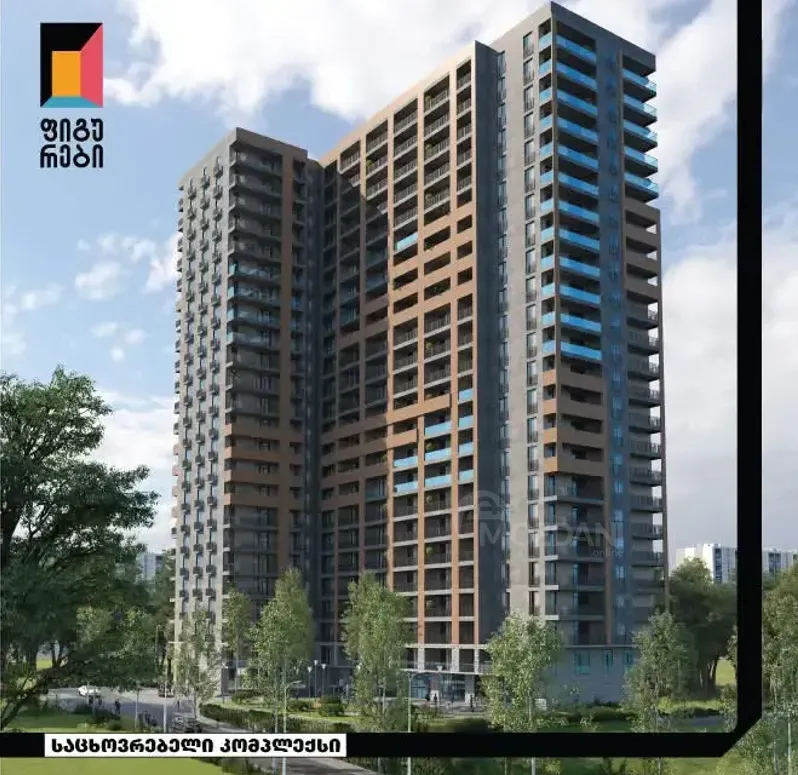 იყიდება 2 ოთახიანი ბინას 53.5მ² 13/24 სართ თბილისი - photo 15