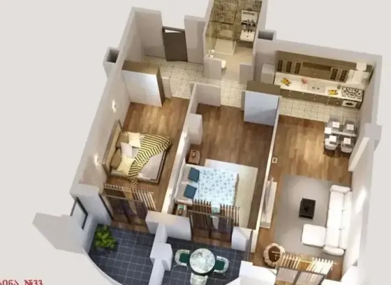 იყიდება 3 ოთახიანი ბინას 93მ² 10/15 სართ თბილისი