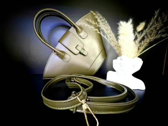 Ზეთისხილისფერი სტრუქტურული ჩანთა თბილისი