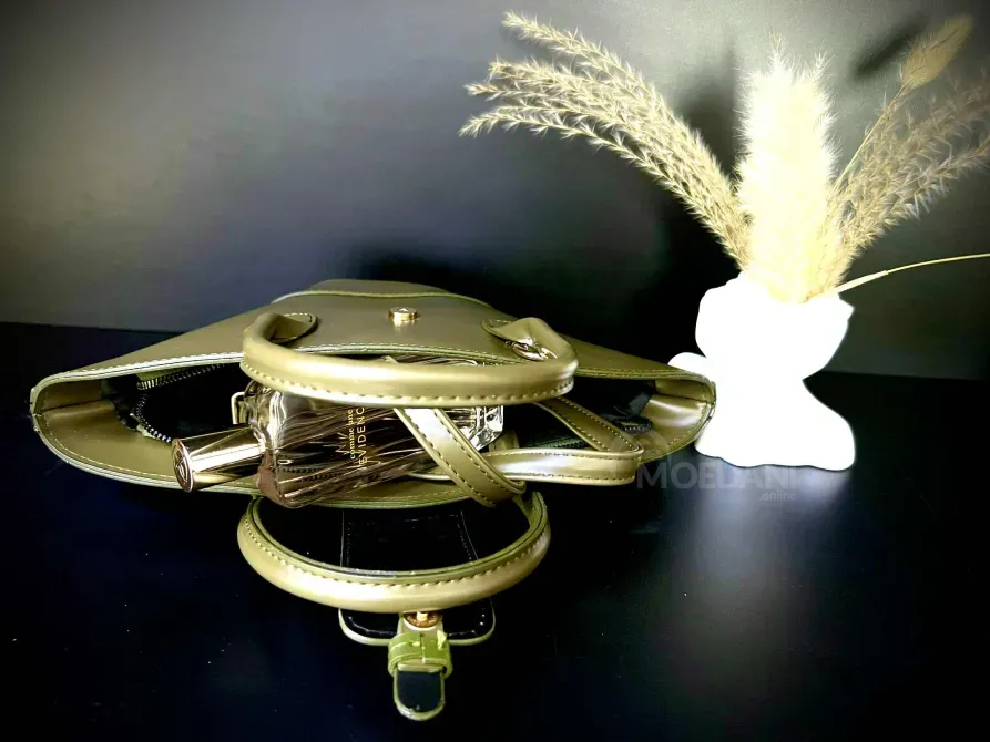 Ზეთისხილისფერი სტრუქტურული ჩანთა თბილისი - photo 3