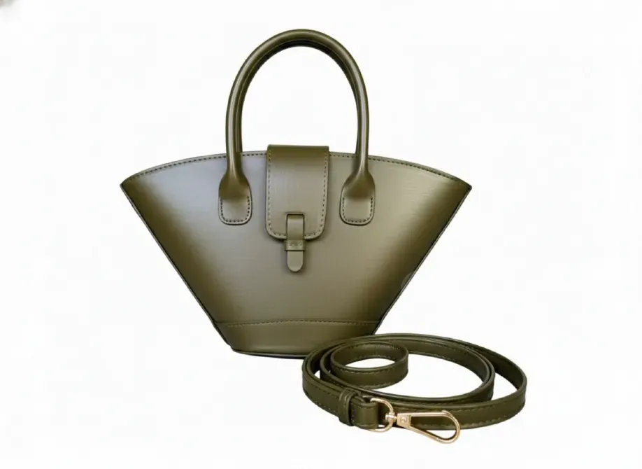 Ზეთისხილისფერი სტრუქტურული ჩანთა თბილისი - photo 1