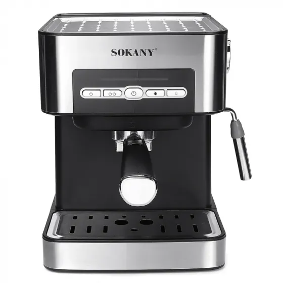 Ყავის აპარატი (ესპრესო, ლატე, კაპუჩინო, მაკიატო, ამერიკანო) Sokany SK-6862 (850 W) თბილისი