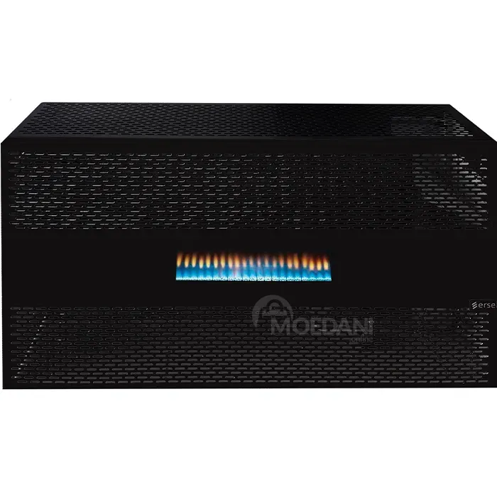 100-120 მ² გაზის გამათბობელი ბუხრის ეფექტითა და იტალიური მექანიზმით Ersel 12 Ehs12000Kcs შავი თბილისი - photo 1