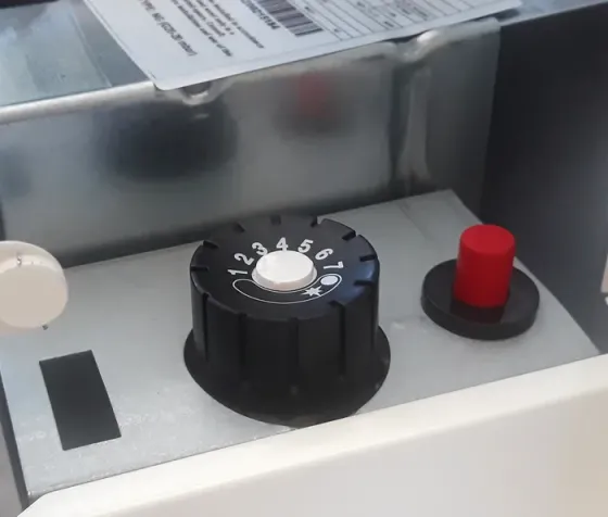 80 - 100 m² gas heater with fireplace effect and Italian mechanism Ersel 10 Ehs9000Kcb White Tbilisi