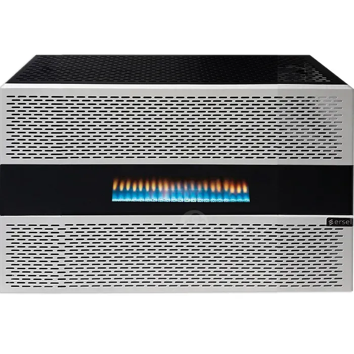 80 - 100 m² gas heater with fireplace effect and Italian mechanism Ersel 10 Ehs9000Kcb White Tbilisi - photo 1