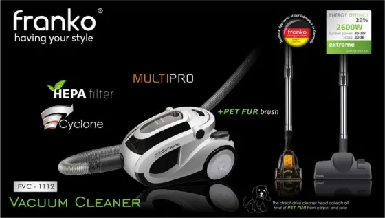 Vacuum cleaner Franko FVC-1112 Tbilisi