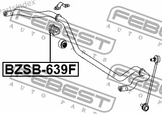 Stabilizer Bar Bushing Febest BZSB-639F Tbilisi - photo 3