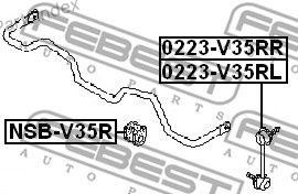 Stabilizer Link Febest 0223-V35RR Tbilisi - photo 4