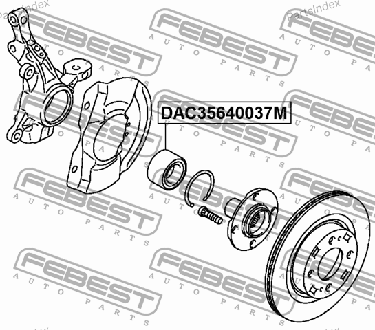 მორგვისის საკისარი (პაჩებნიკი) stupicis pachepniki Febest DAC35640037M თბილისი