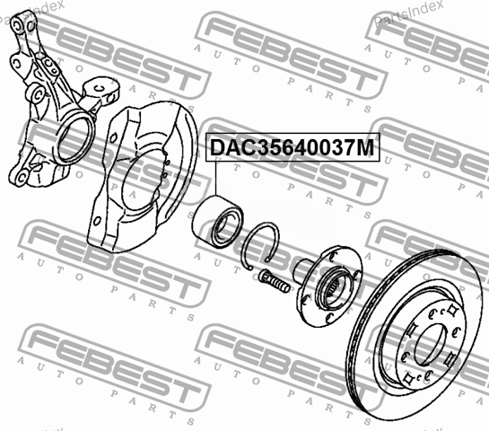 მორგვისის საკისარი (პაჩებნიკი) stupicis pachepniki Febest DAC35640037M თბილისი - photo 1