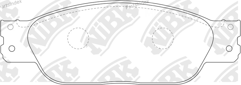 სამუხრუჭე დისკის ხუნდები  ( hundebi ) Nibk PN0142 თბილისი - photo 1