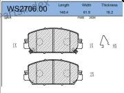Disc Brake Pads Jeenice WS270600 Tbilisi - photo 1
