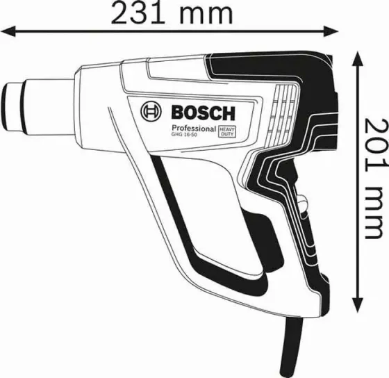 Electric hair dryer Bosch GHG 16-50 (1600 W) Tbilisi