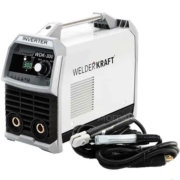 German-made welding machine Welder Kraft WDK-300Mma + case, mask, brush / hammer (90-26 Tbilisi - photo 2