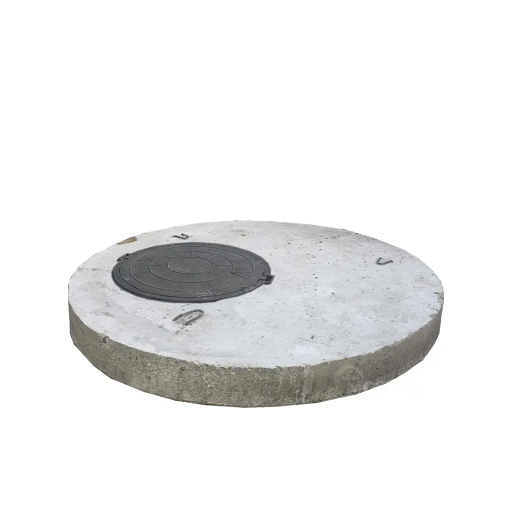 (Ø1.7m) 5t concrete manhole cover with hatch Tbilisi - photo 1