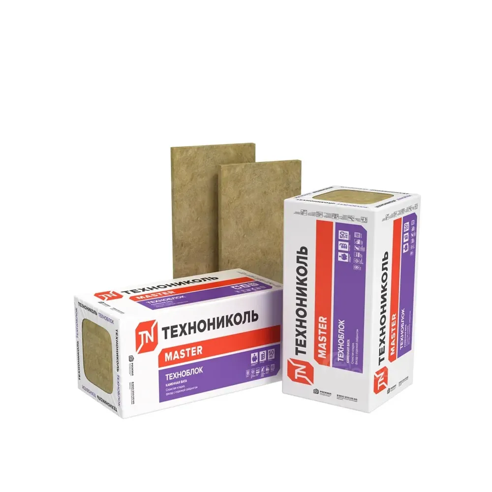 Тепло- и звукоизоляционный кирпич Technonicol Technoblock (5 см/5,76²) Тбилиси - изображение 1