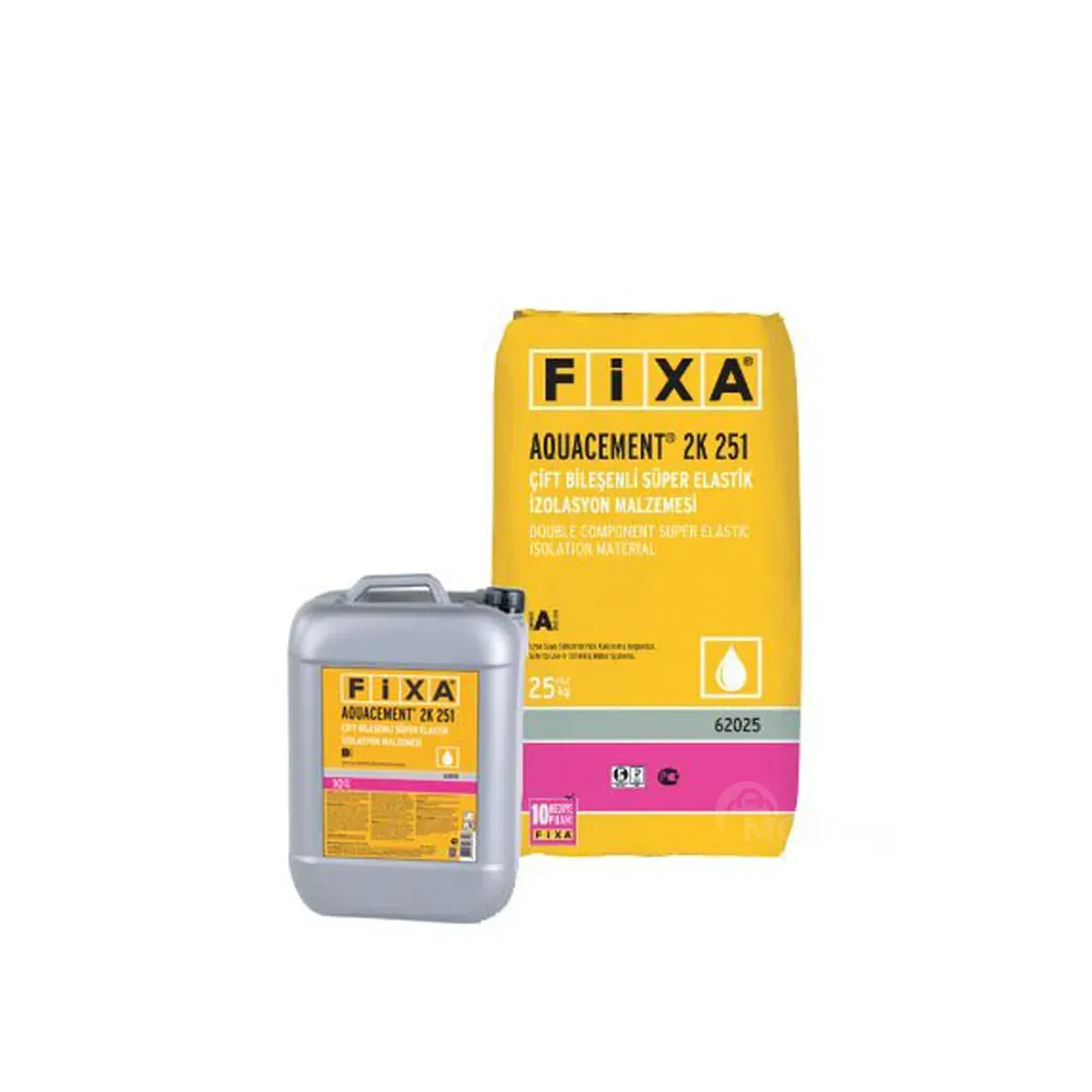 (25+10kg) Waterproofing material (2-component) Fi̇xa Aquacement 2K 251 (A) + (B) Tbilisi - photo 1